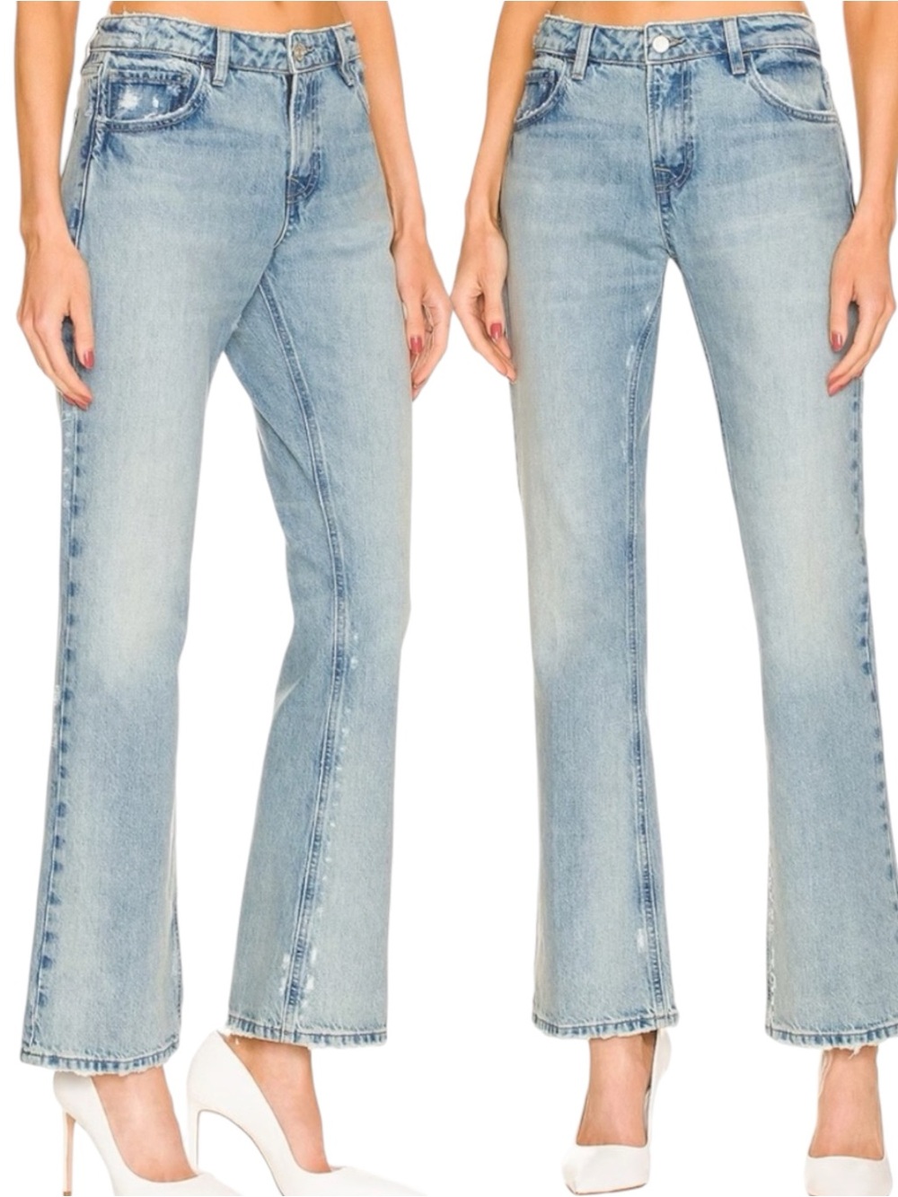 FRAME Denim The Low Boot Low-Rise Bootcut 90’s Indigo Summit Jeans Size 24